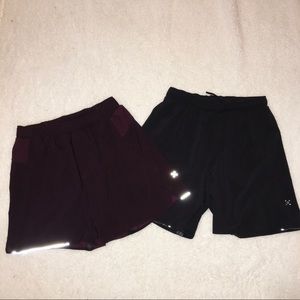 Lot of two Lululemon shorts